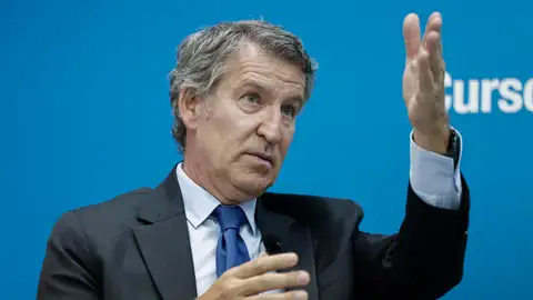 Alberto Núñez Feijóo en un acto organizado por el CEU Alberto Núñez Feijóo en un acto organizado por el CEU