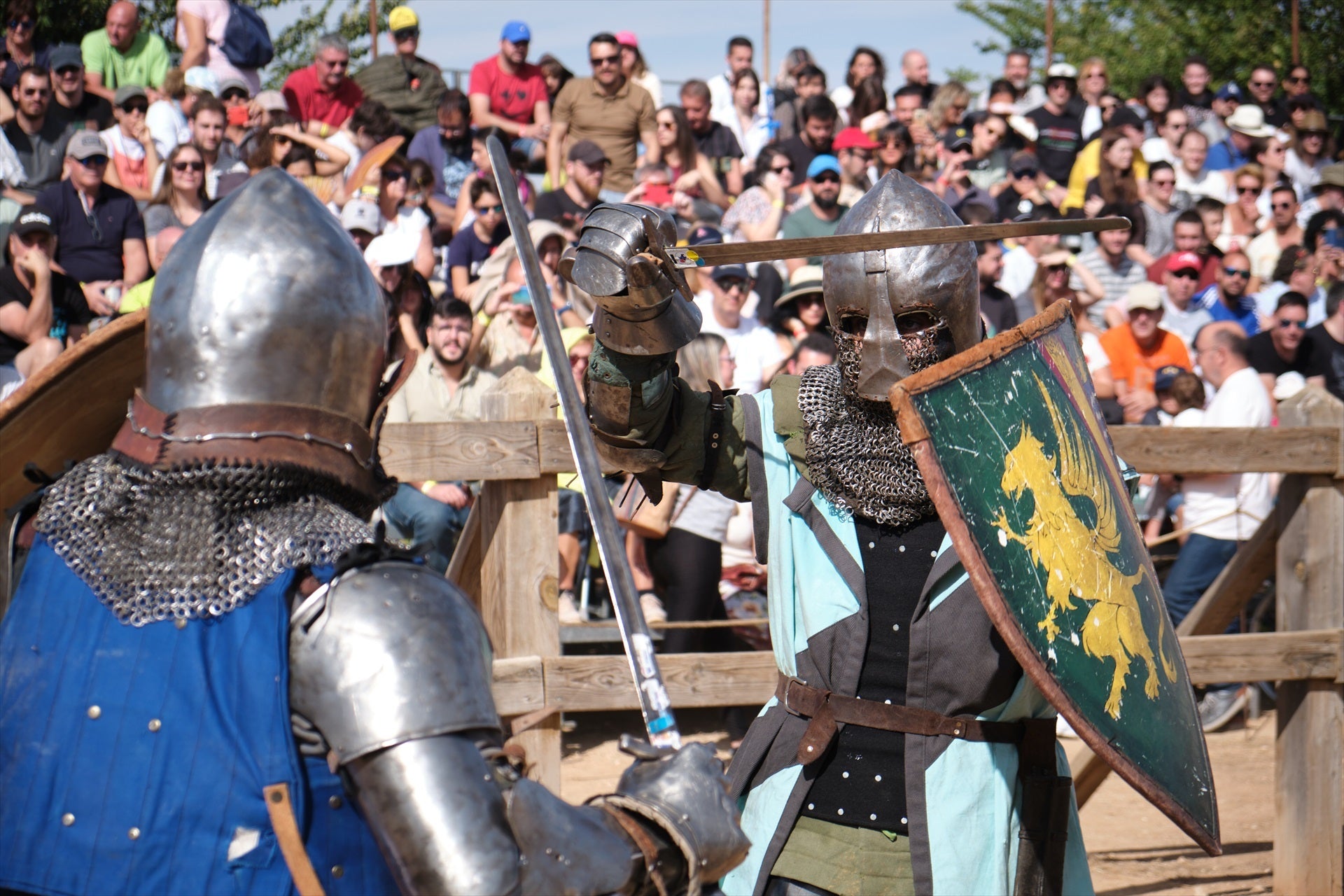 Alberto Álvarez, campeón del mundo de combate medieval: "Nosotros hacemos deporte puro" Alberto Álvarez, campeón del mundo de combate medieval: "Nosotros hacemos deporte puro"
