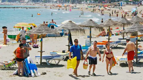 Una playa de la localidad castellonenese de Benicàssim. Una playa de la localidad castellonenese de Benicàssim.