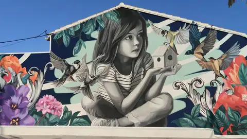 Mural "Hogar" en Letur Mural "Hogar" en Letur