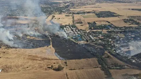 El alcalde de Badajoz ve una intervención humana "más que acreditada" en los últimos incendios en la ciudad El alcalde de Badajoz ve una intervención humana "más que acreditada" en los últimos incendios en la ciudad