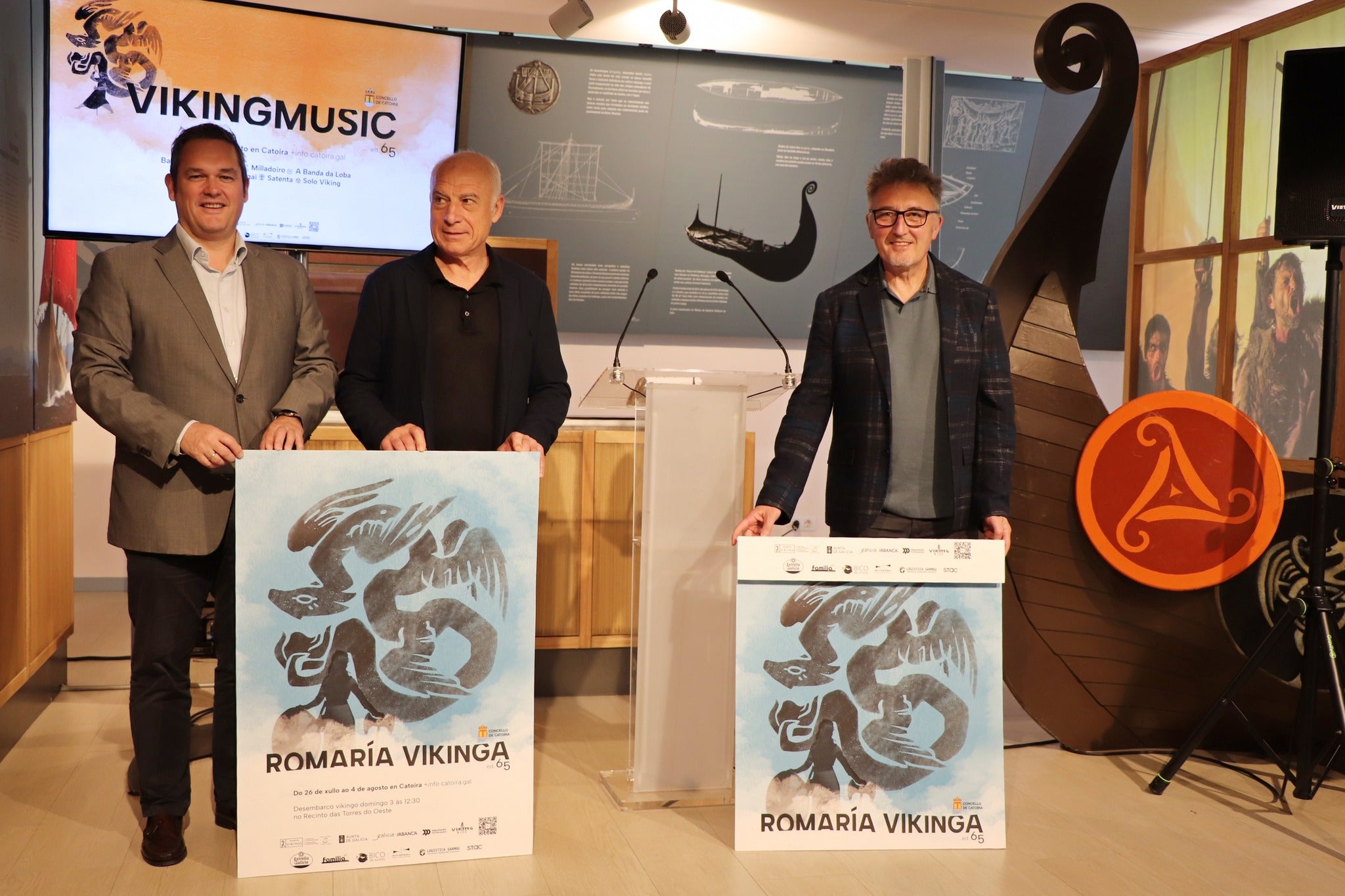 Catoira prepárase para a Romaría Vikinga do 26 de xullo ao 4 de agosto Catoira prepárase para a Romaría Vikinga do 26 de xullo ao 4 de agosto