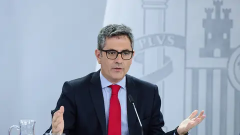 El ministro de Presidencia y Justicia, Félix Bolaños durante el Consejo de Ministros El ministro de Presidencia y Justicia, Félix Bolaños durante el Consejo de Ministros