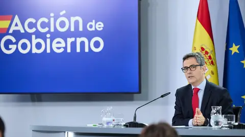 El ministro de Presidencia, Justicia y Relaciones con las Cortes, Félix Bolaños El ministro de Presidencia, Justicia y Relaciones con las Cortes, Félix Bolaños