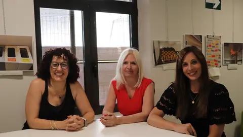 Las tres profesoras autoras de la investigación Las tres profesoras autoras de la investigación