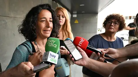 Patricia Ramírez a su llegada a los juzgados Patricia Ramírez a su llegada a los juzgados