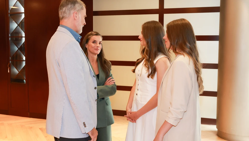 Los Reyes y sus hijas en Cataluña Premios Princesa de Girona Los Reyes y sus hijas en Cataluña Premios Princesa de Girona