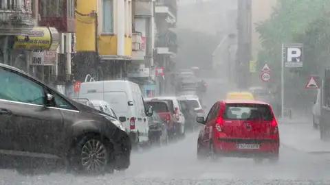 Fuertes chaparrones. Fuertes chaparrones.