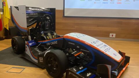 Foto del monoplaza de la UCA