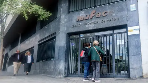 Fachada de un edificio de Muface en Madrid. Fachada de un edificio de Muface en Madrid.