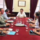 Instantes de la Junta de Gobierno del Ayuntamiento de Cádiz