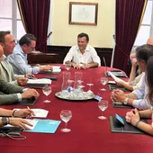 Instantes de la Junta de Gobierno del Ayuntamiento de Cádiz Instantes de la Junta de Gobierno del Ayuntamiento de Cádiz