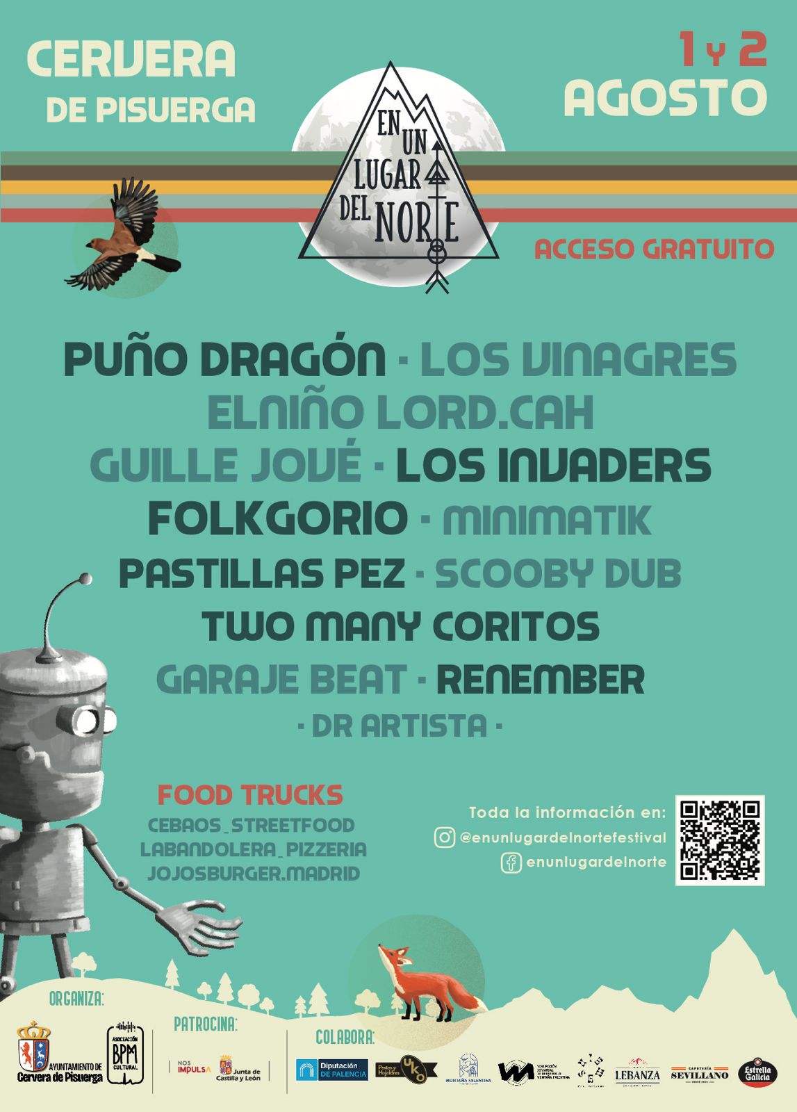 El festival “En un Lugar del Norte” desvela su cartel completo con la incorporación de Puño Dragón y una colaboración muy especial con Pastas y Hojaldres Uko El festival “En un Lugar del Norte” desvela su cartel completo con la incorporación de Puño Dragón y una colaboración muy especial con Pastas y Hojaldres Uko