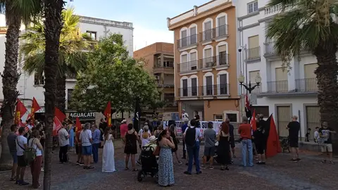 Concentración en Mérida para reclamar la libertad de la 6 de La Suiza Concentración en Mérida para reclamar la libertad de la 6 de La Suiza