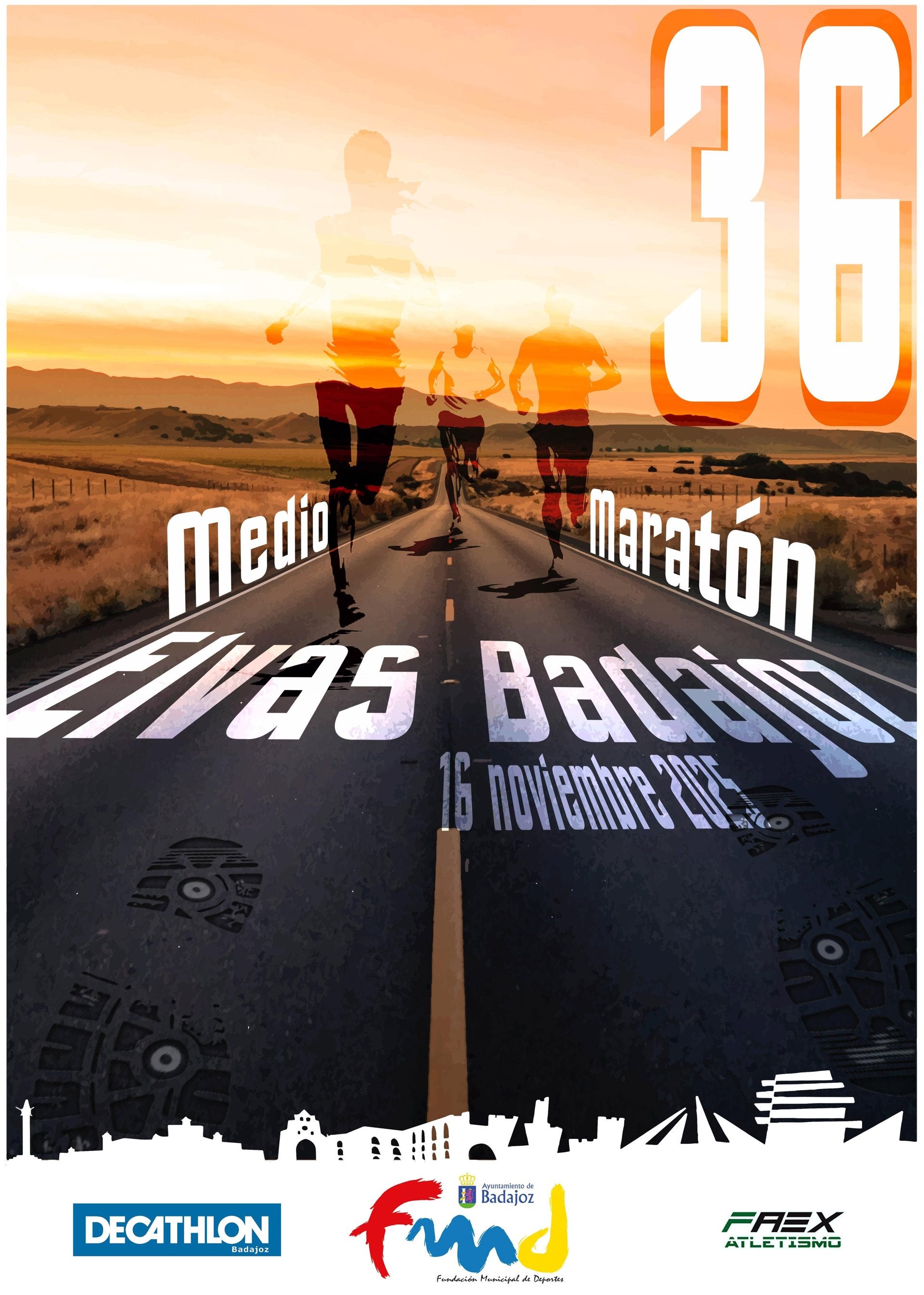 La Media Maratón Elvas - Badajoz se celebrará el 16 de noviembre con un máximo de 2.000 inscripciones La Media Maratón Elvas - Badajoz se celebrará el 16 de noviembre con un máximo de 2.000 inscripciones