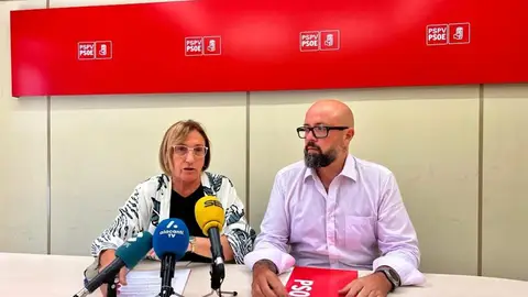 La portavoz del PSPV en el Ayuntamiento de Alicante, Ana Barceló, y el concejal socialista Emilio Ruiz La portavoz del PSPV en el Ayuntamiento de Alicante, Ana Barceló, y el concejal socialista Emilio Ruiz