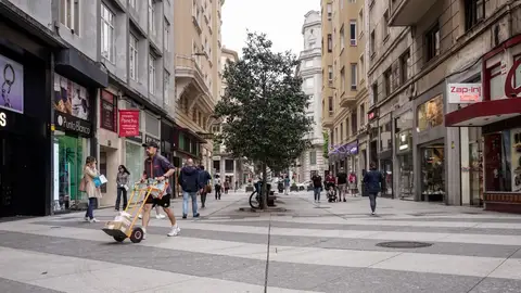 Calle comercial en Santander Calle comercial en Santander Cantabria comercios