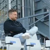 José María Cases, director deportivo del Orihuela CF, en las gradas de Los Arcos José María Cases, director deportivo del Orihuela CF, en las gradas de Los Arcos