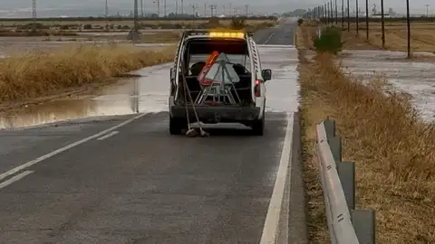 La lluvia y el granizo ocasionan daños en la provincia La lluvia y el granizo ocasionan daños en la provincia
