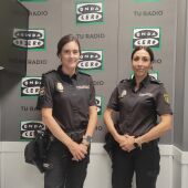 Ana Bellido y Rocío López, portavoces de la Policía Nacional en Córdoba