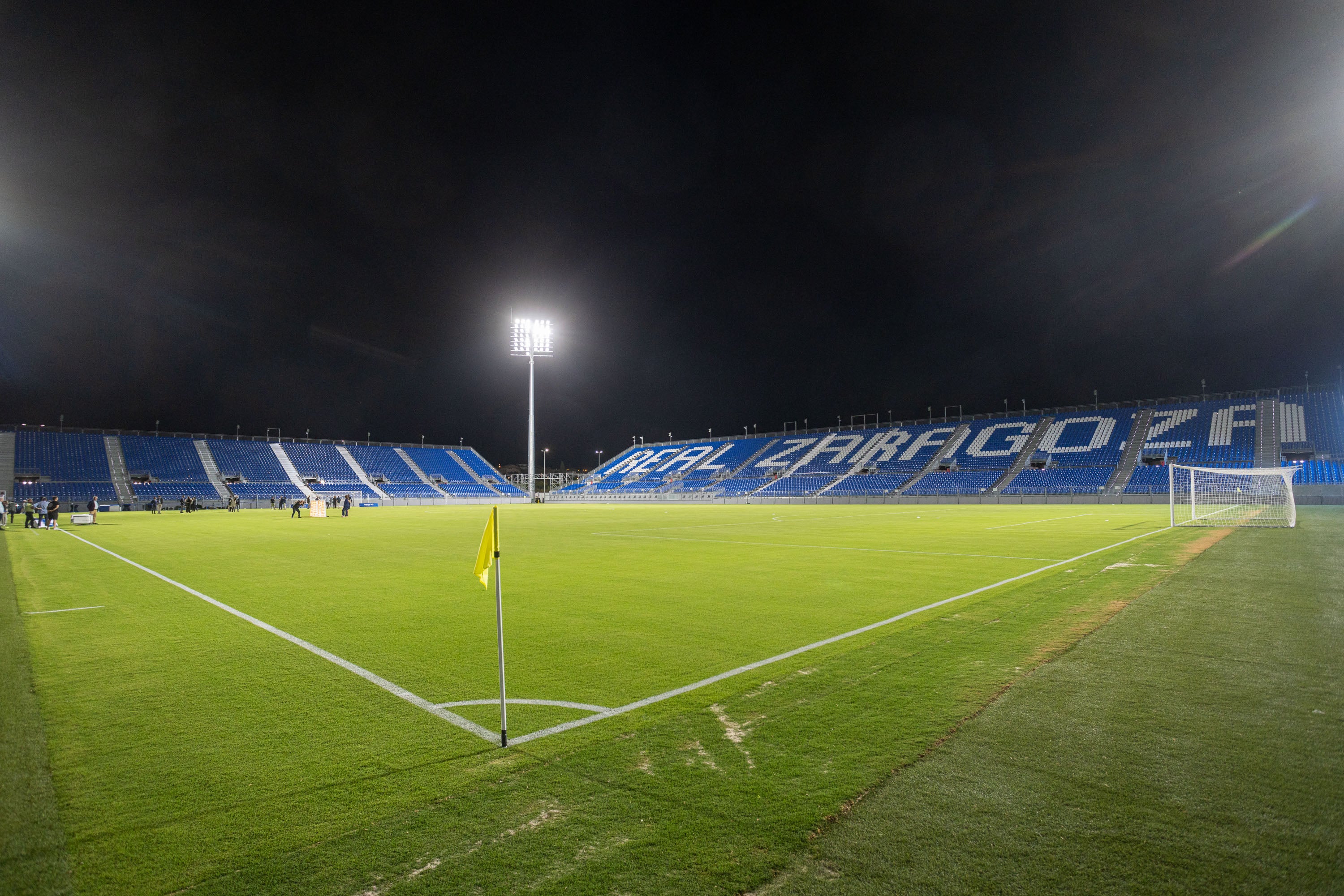 Los conejos llegan al nuevo Ibercaja Estadio en Zaragoza Los conejos llegan al nuevo Ibercaja Estadio en Zaragoza