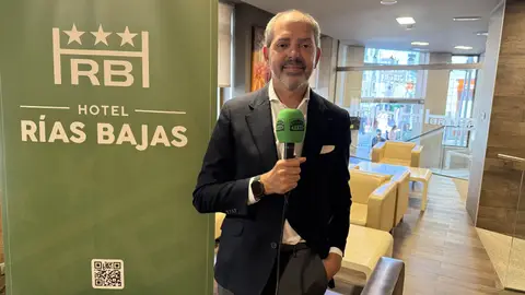 Mario Covelo, presidente de la Federación Galega de Golf Encuentros Hotel Rías Bajas