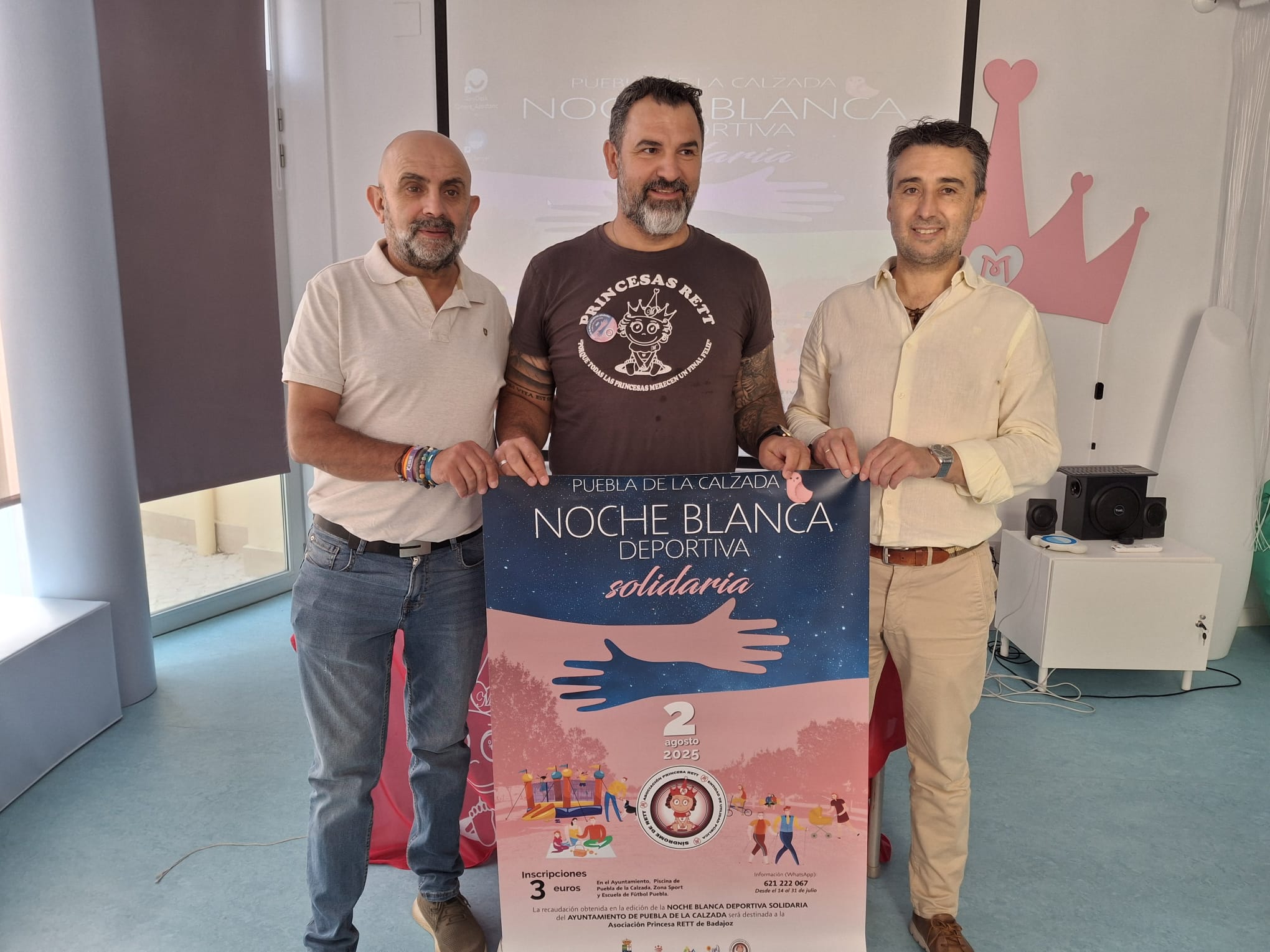 La Asociación Princesa Rett de Badajoz recaudará fondos este fin de semana en uno de los eventos nocturnos más esperados del verano de Puebla de la Calzada La Asociación Princesa Rett de Badajoz recaudará fondos este fin de semana en uno de los eventos nocturnos más esperados del verano de Puebla de la Calzada