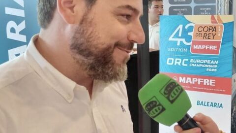Javier Bonet, teniente de alcalde del ajuntament de Palma y regidor de Turismo, Cultura y Deportes, en la 43&ordm; Copa del Rey Mapfre de Vela