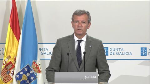 Alfonso Rueda, tras presidir el consello de la Xunta 
