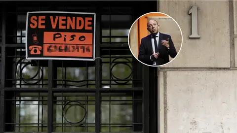 Un cartel de se vende Un cartel de se vende