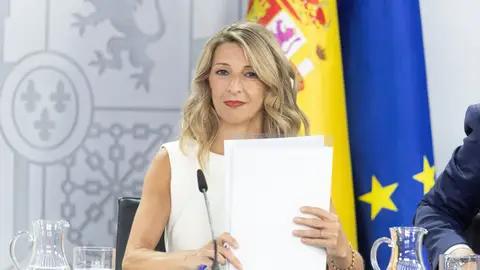 Yolanda Díaz durante una rueda de prensa posterior al Consejo de Ministros Yolanda Díaz durante una rueda de prensa posterior al Consejo de Ministros
