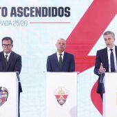 El Elche acude a la presentación de los clubes ascendidos a LaLiga EA Sports.