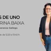 Más de Uno Marina Baixa, Esperanza Gallego