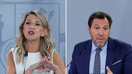 Montaje Yolanda D&iacute;az y &Oacute;scar Puente