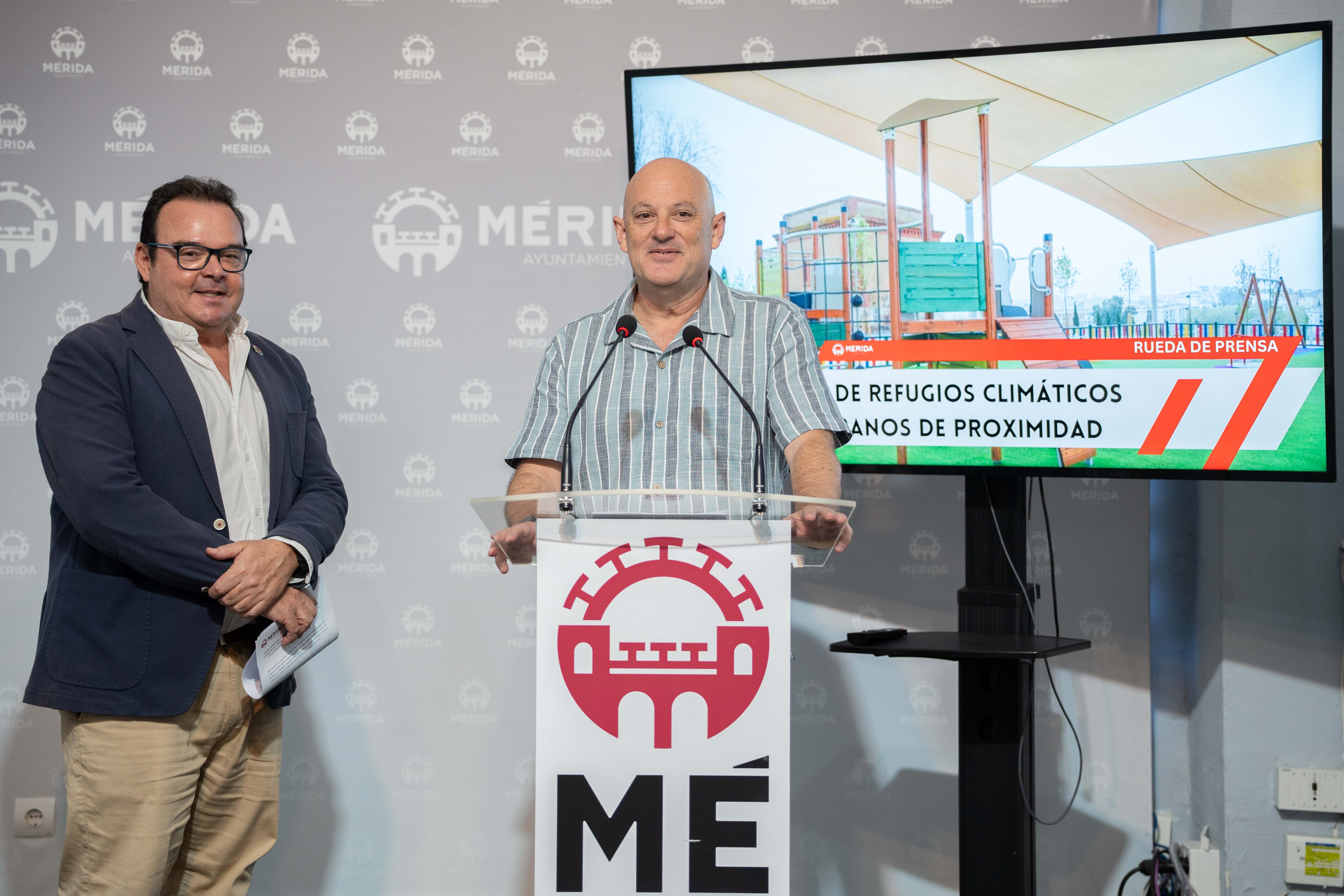 El Ayuntamiento de Mérida impulsa la Red de Refugios Climáticos Urbanos de Proximidad El Ayuntamiento de Mérida impulsa la Red de Refugios Climáticos Urbanos de Proximidad