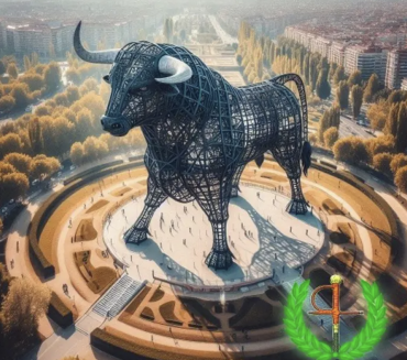 El Ayuntamiento de Guadalajara estudia albergar una estatua de toro como la Torre Eiffel El Ayuntamiento de Guadalajara estudia albergar una estatua de toro como la Torre Eiffel