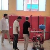 Visita a las instalaciones del pabellón Fontana Mongort para su abertura en el mes de septiembre