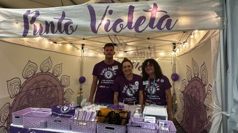 Punto violeta en la feria de Ceuta 2025