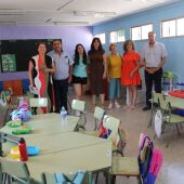 Blanca Fernández visita las obras del colegio Virgen del Salido de Carrizosa