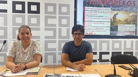 CCOO lanza una campaña para informar a las personas temporeras de sus derechos CCOO lanza una campaña para informar a las personas temporeras de sus derechos