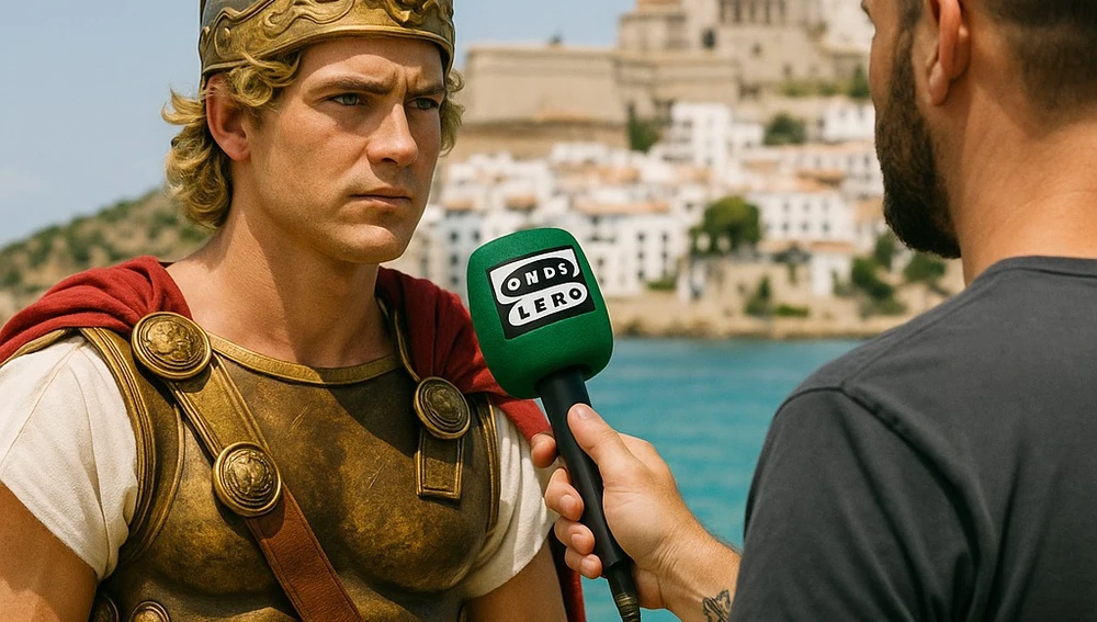 Alejandro Magno en la Ibiza de 2025 Alejandro Magno en la Ibiza de 2025