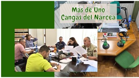 Momento del Pleno en Dega&ntilde;a 