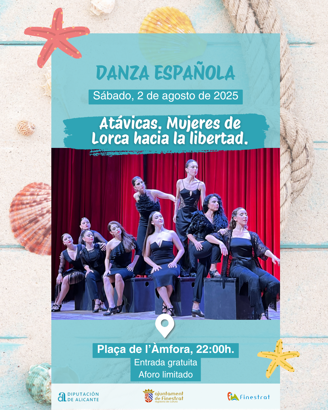 Helena Martín llega a Finestrat en 'ATÁVICAS. Mujeres de Lorca hacia la libertad' Helena Martín llega a Finestrat en 'ATÁVICAS. Mujeres de Lorca hacia la libertad'