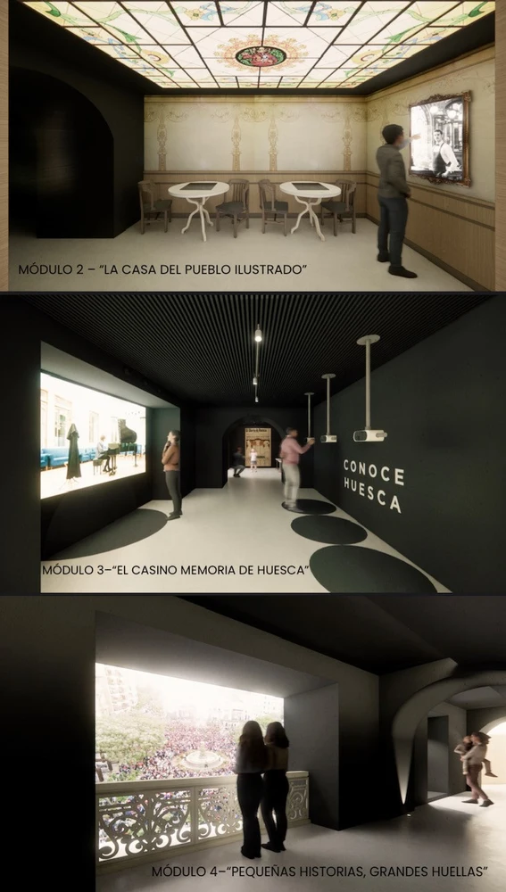 Módulos 2, 3 y 4 del proyecto museológico y museográfico del Círculo oscense. Módulos 2, 3 y 4 del proyecto museológico y museográfico del Círculo oscense.