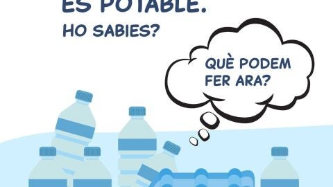 Cartel de la campa&ntilde;a impulsada por l'Alian&ccedil;a per l'aigua