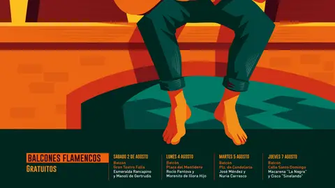 El bailaor Marco Flores abre este domingo la décima edición del Festival Patrimonio Flamenco Cartel del Festival "Patrimonio Flamenco 2025"