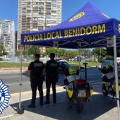 La Policía Local de Benidorm establece un dispositivo especial con motivo de la Operación 1º de agosto