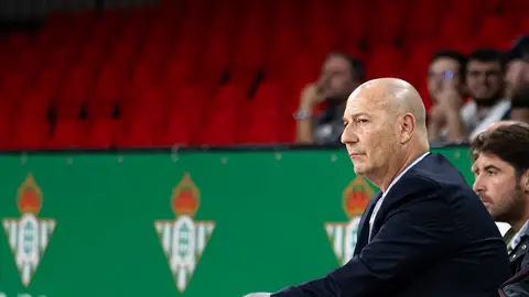 Pedro Fernández durante un partido del Betis Baloncesto Pedro Fernández durante un partido del Betis Baloncesto
