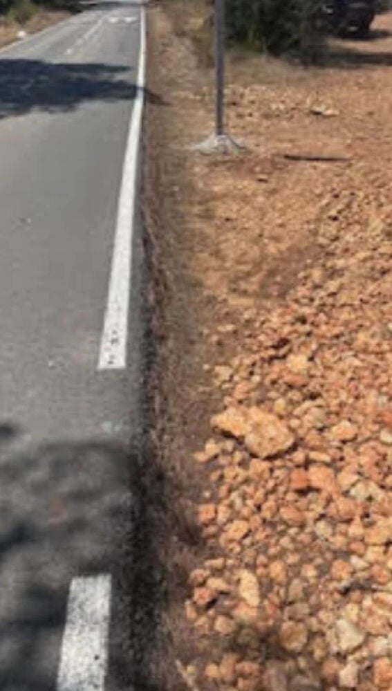 Imágenes que reflejan el mal estado del Camí des Pla Roig