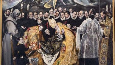 "El entierro del Conde de Orgaz" – El Greco (1586) "El entierro del Conde de Orgaz" – El Greco (1586)